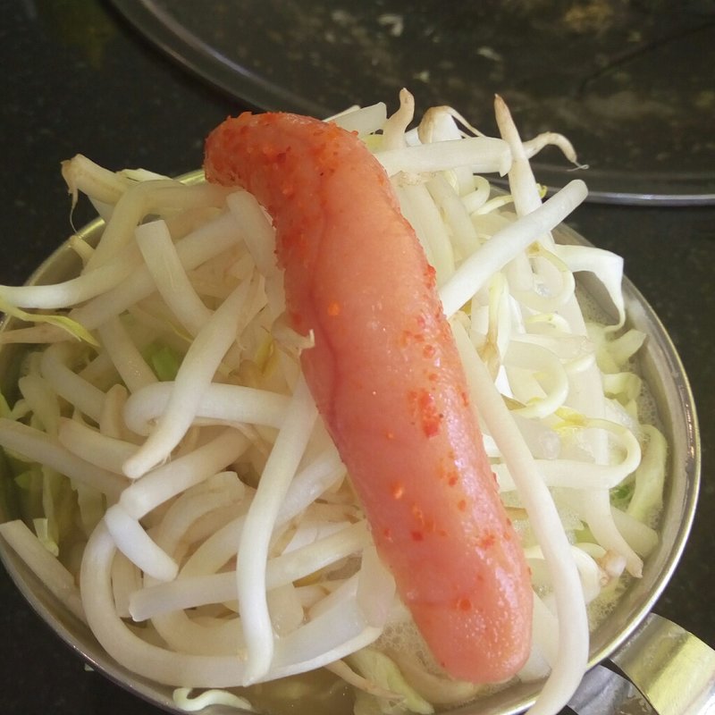 餅明太もんじゃ(月島もんじゃ ムーの子孫 札幌店)