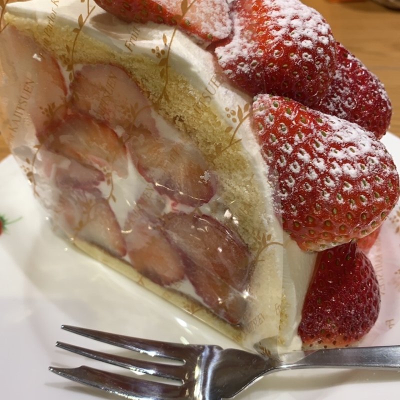 あまおうケーキ(果実園リーベル 池袋店)