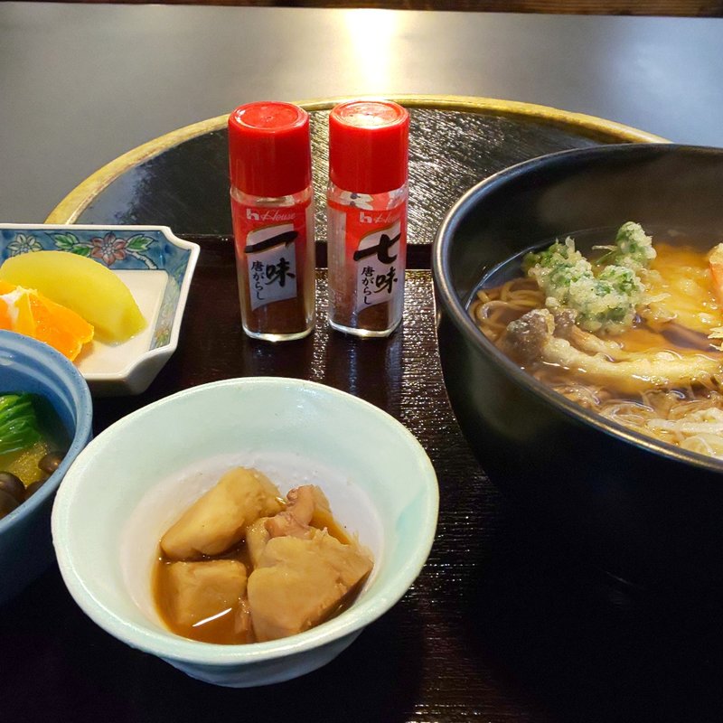 天ぷら蕎麦セット(こうの)