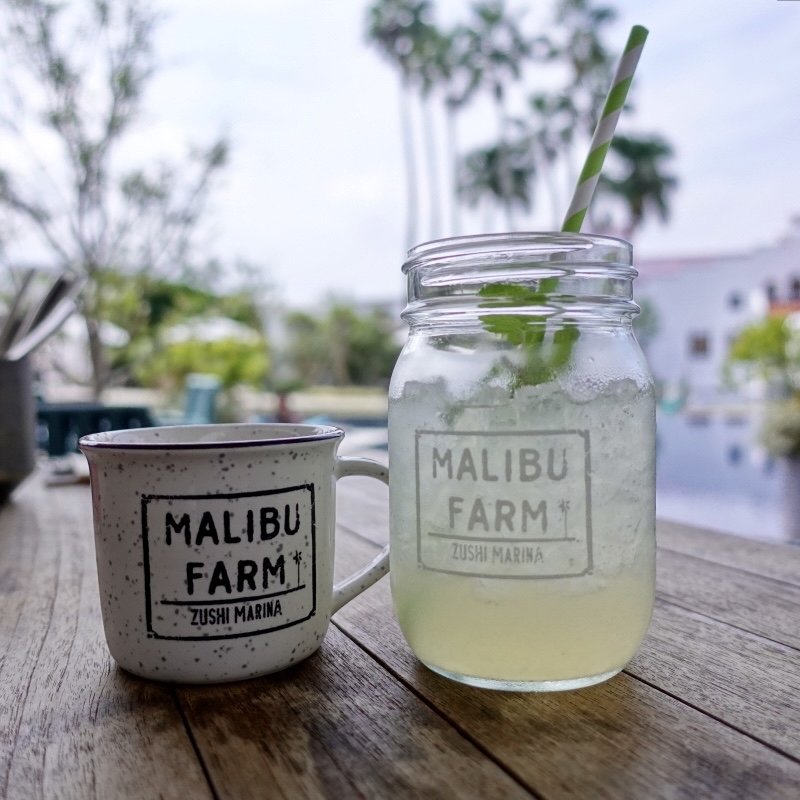 マリブスタイルジュース レモネード(マリブファーム 逗子マリーナ)