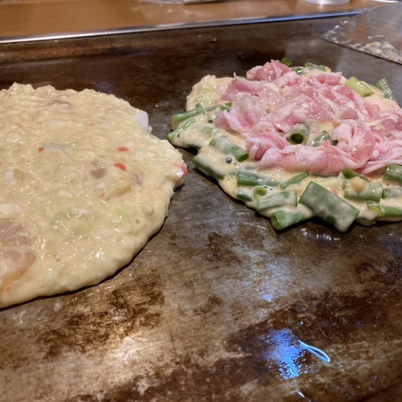 ネギ焼き(お好み焼 焼きそば 味の 双月)