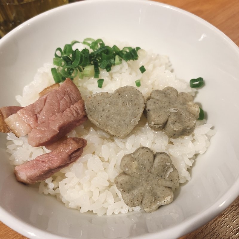 にぼバターご飯(麺屋上々)