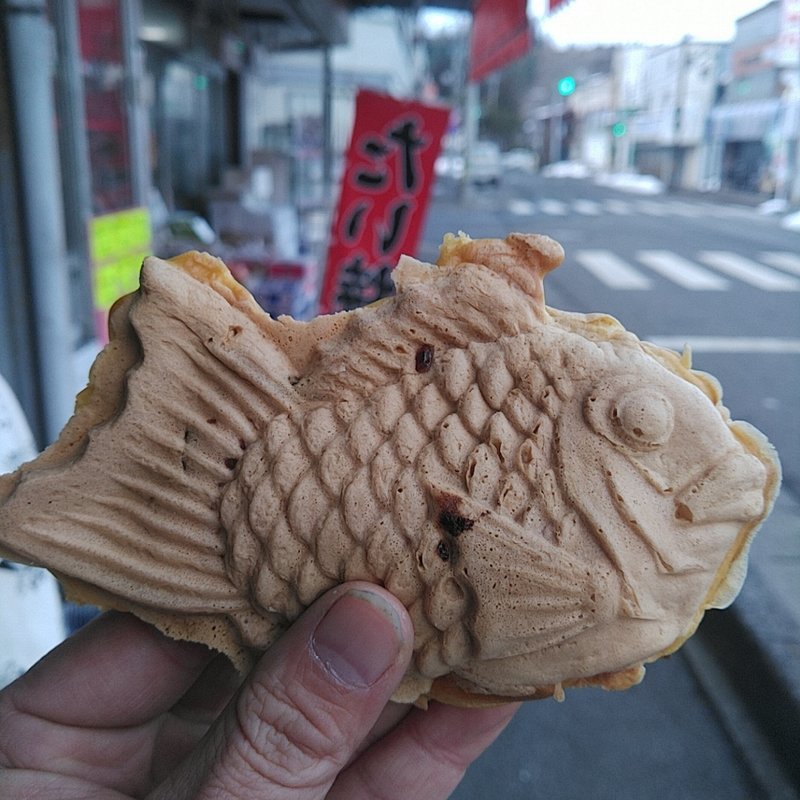 たい焼き　ハムチーズ(栗駒屋)