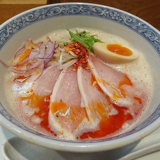シビカラ鶏白湯ラーメン(島田製麺食堂 濃厚専門店)