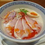 シビカラ鶏白湯ラーメン(島田製麺食堂 濃厚専門店)
