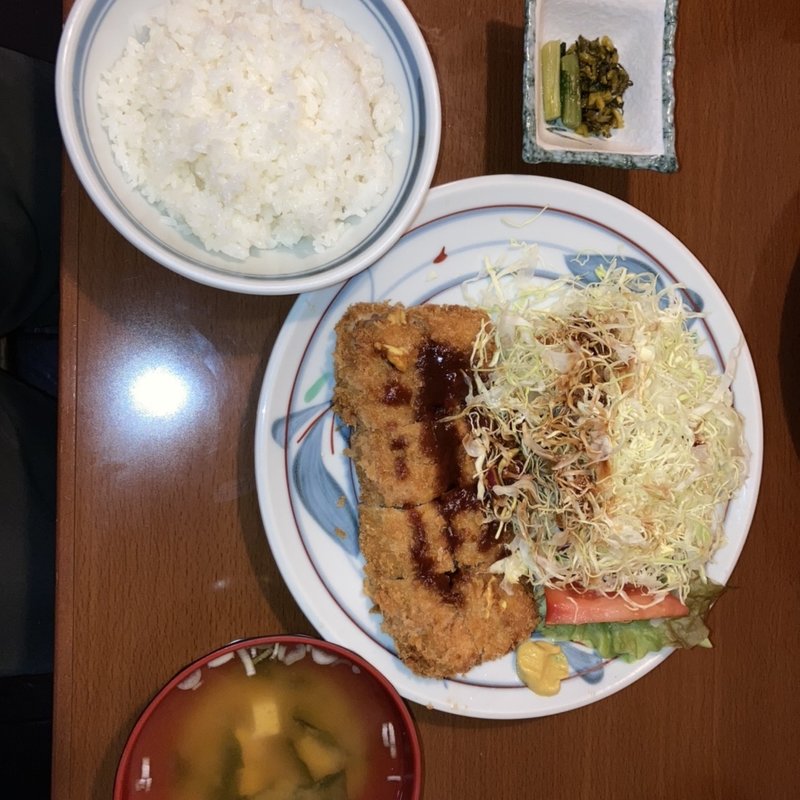 ひれかつ定食(グリルほんだ )