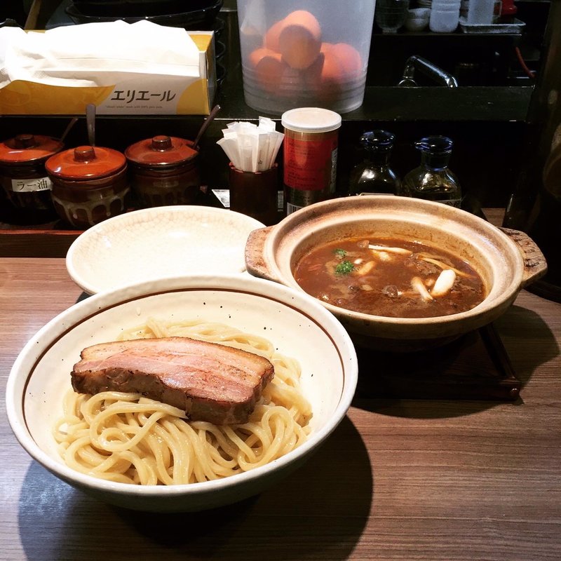 和牛すね肉のカレーつけ麺（限定メニュー）(らーめん専門店 拉ノ刻)