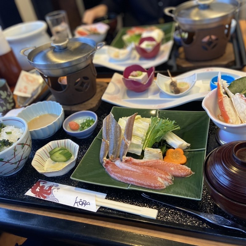 蟹しゃぶ御膳(横浜蟹甲羅本店)