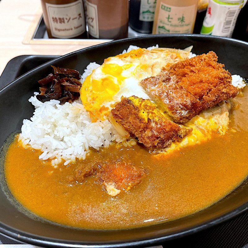 得朝ささみかつとじカレー(松のや 石神井公園店)