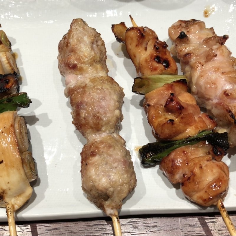 焼鳥7本定食(伊勢廣 京橋本店)