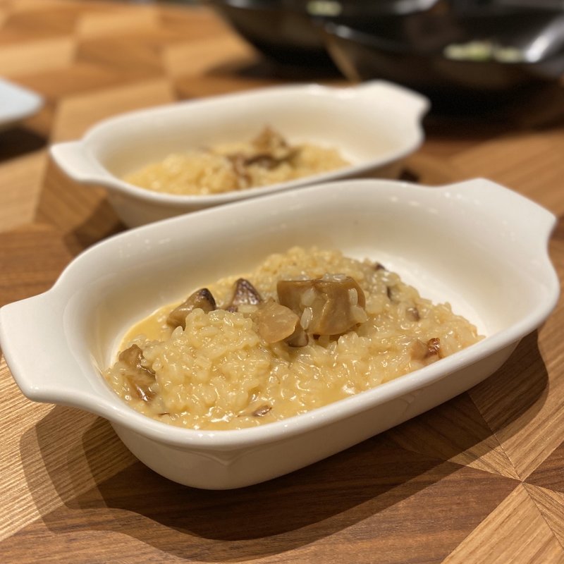 イタリア産ポルチーニ茸のチーズリゾット(アルコバ)