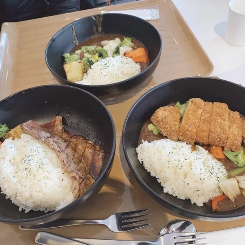カレーライス(道の駅遠軽森のオホーツク)