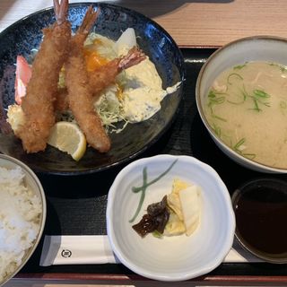 海老フライ定食(磯一 新大阪店 （いそいち）)