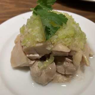 蒸し鶏ネギソース(鼎泰豐 エスパル仙台店 （ディンタイフォン）)
