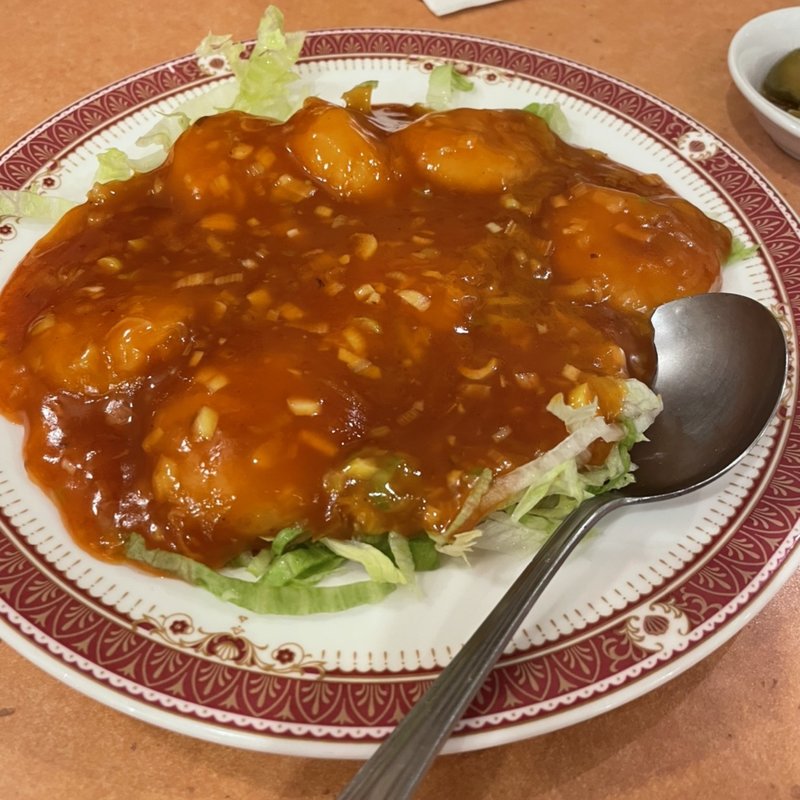 小エビのチリソース煮(鳳林)