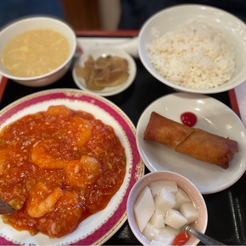 海老のチリソース(東園)