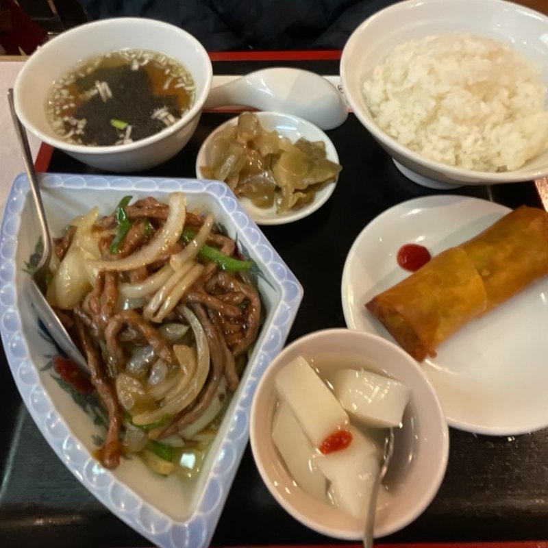 牛肉と玉ねぎ炒め(東園)