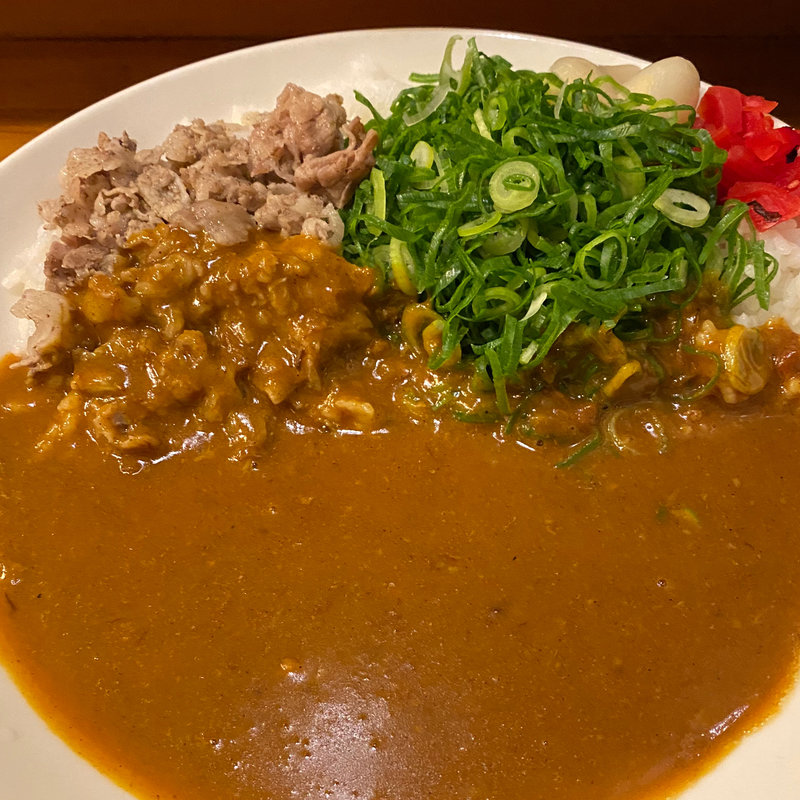 ネギビーフカレー(モジャカレー 新大阪本店)