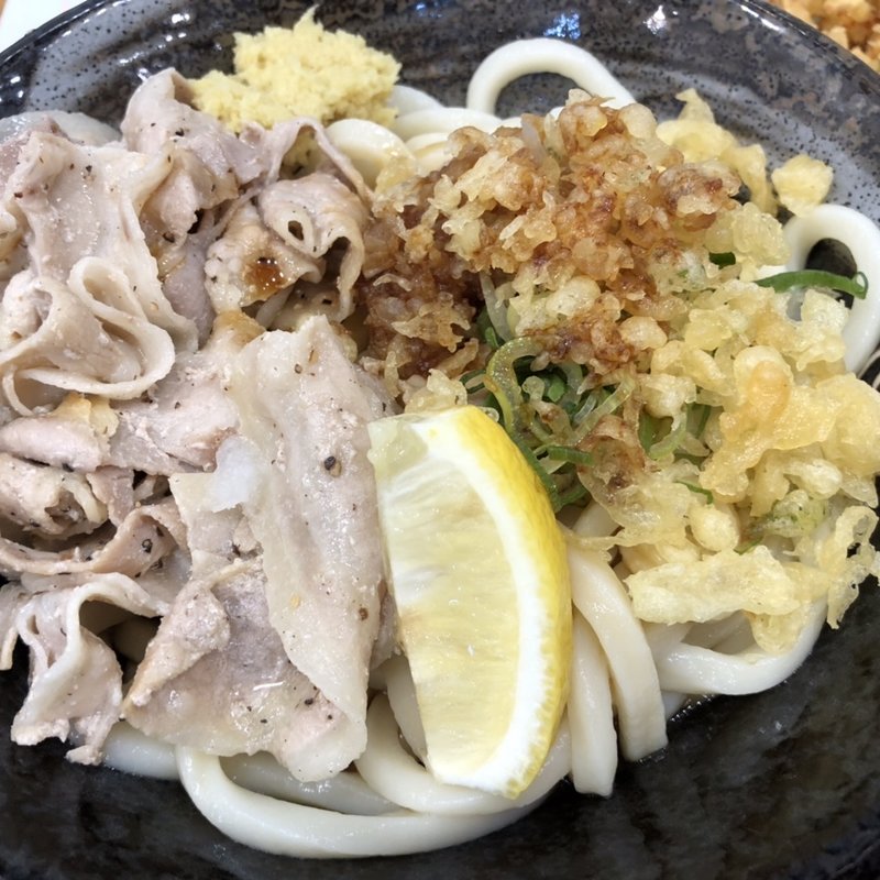 塩豚おろしぶっかけ(はなまるうどん 郡山フェスタ店 )