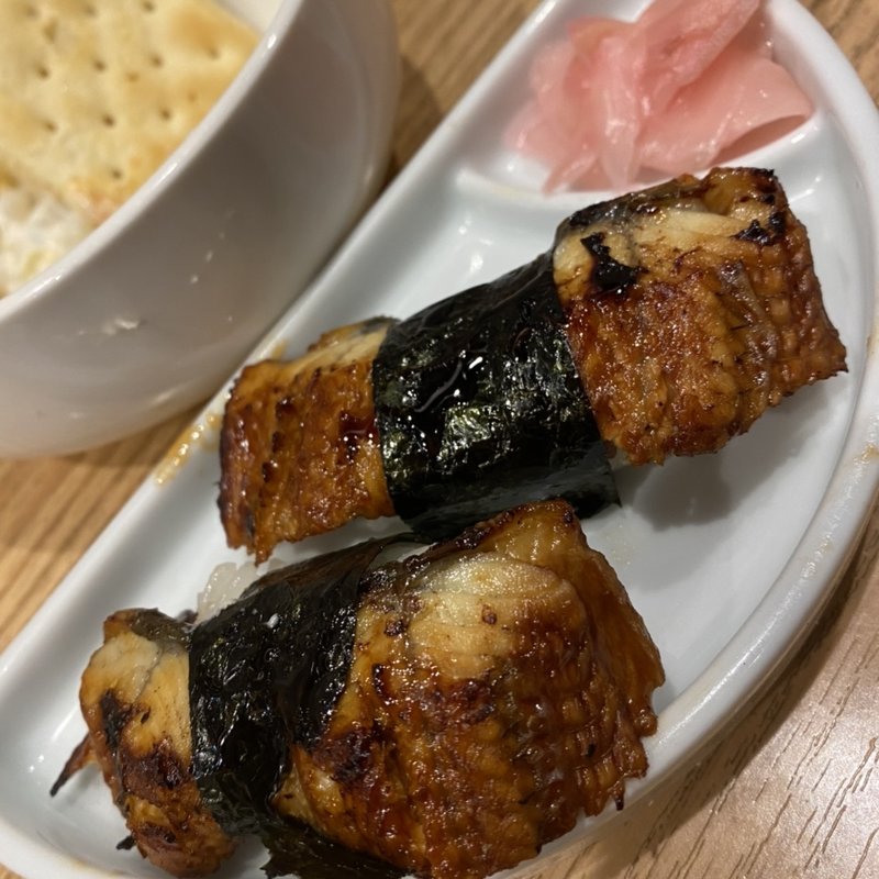 鰻握り(魚屋スタンド ふじ)