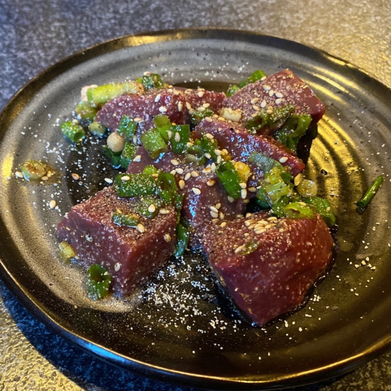 和牛新鮮焼レバー(すっきゃねん　もくもく )