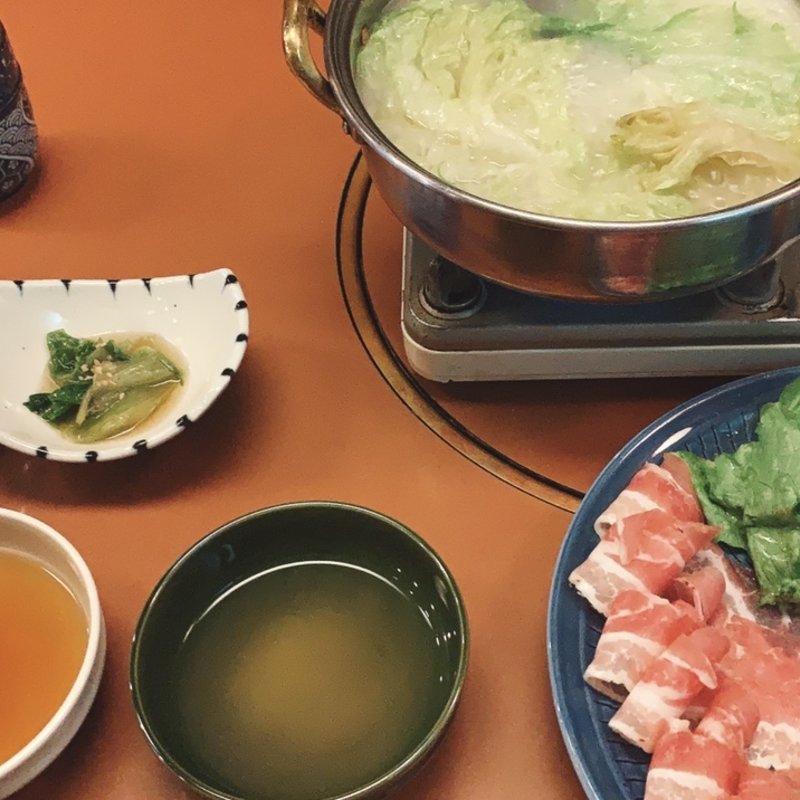 厳選豚しゃぶしゃぶ定食(いけす無門)