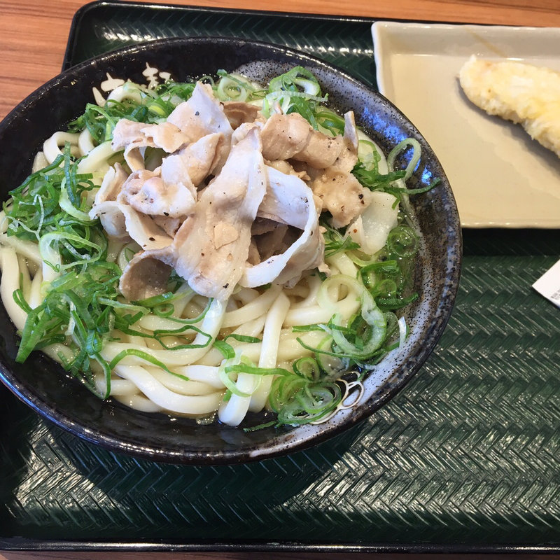 塩豚ねぎうどん(はなまるうどん 荒巻ワンダープラザ店)