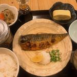 日替わり焼き魚定食+貝汁小