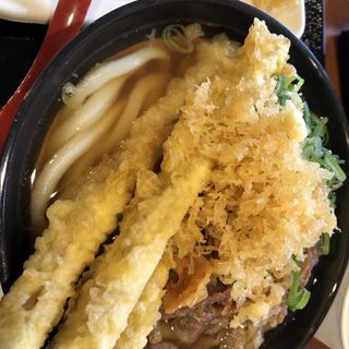 肉ごぼう天うどん(丸亀製麺早稲田店)