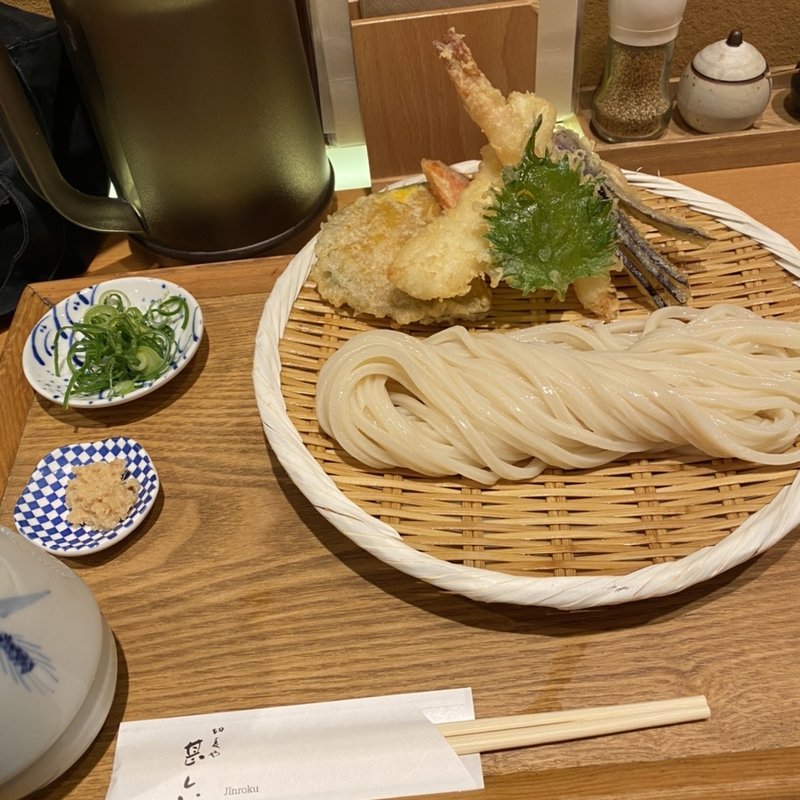 天ざるうどん(切麦や甚六)