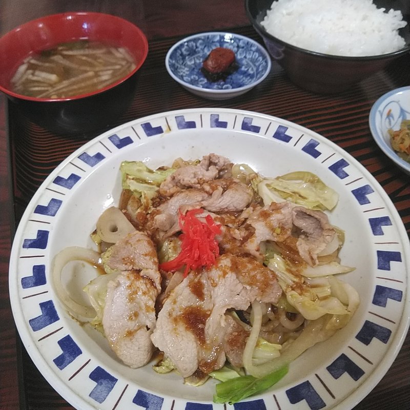 スタミナ焼肉定食(ドライブインこんの )