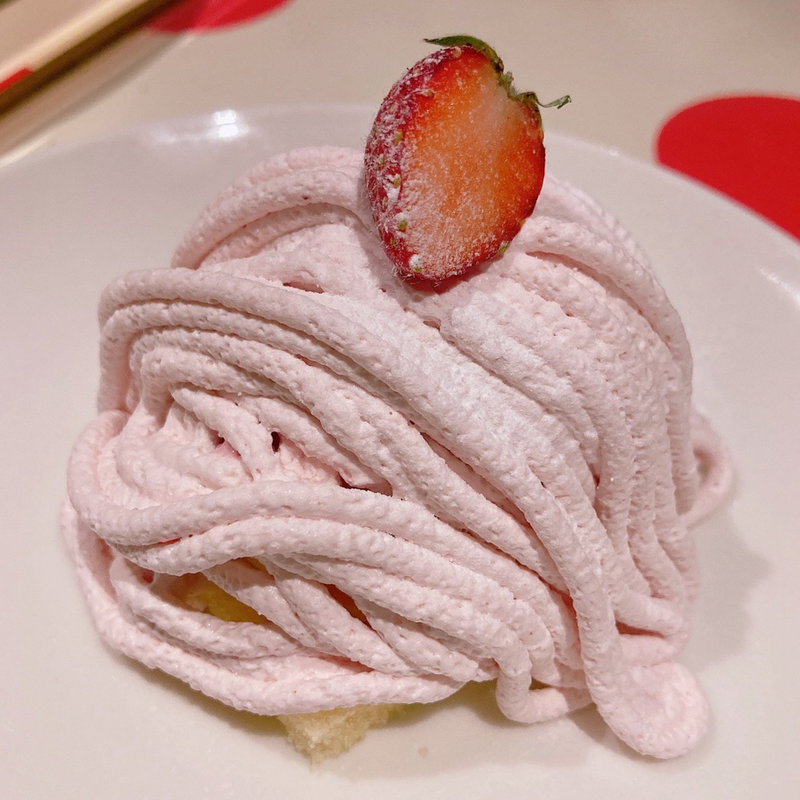 いちごのモンブラン(ビタースイーツ・ビュッフェ ルミネエスト新宿店)