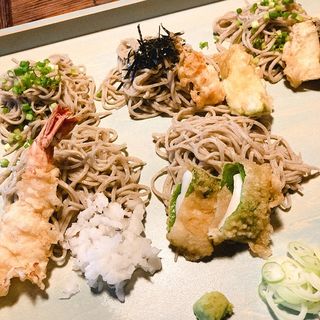 彩り八寸と蕎麦大全