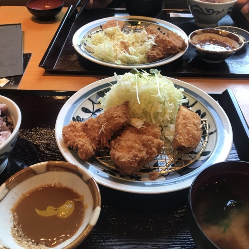 浜勝ランチ(野菜付き)(とんかつ浜勝 大分別府店 )