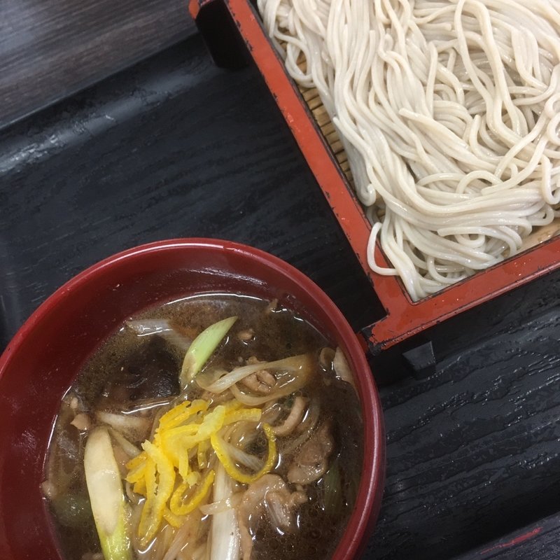 鴨つけそば(資さんうどん 諸岡店)