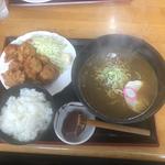 カレーらーめんザンギセット