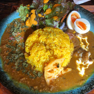 あいがけランチセット (ボッコカリー)