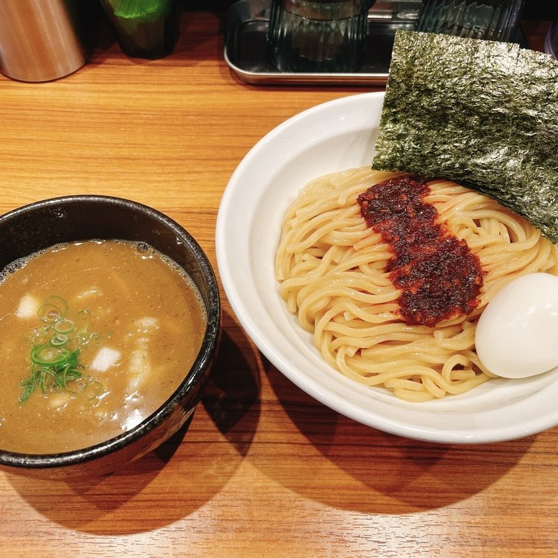 辛い煮干しつけ麺(井さい)