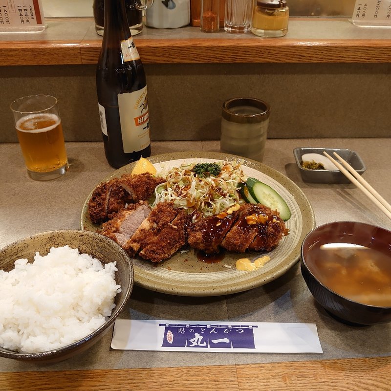 ランチ　ヒレカツ定食(味のとんかつ 丸一 （まるいち）)