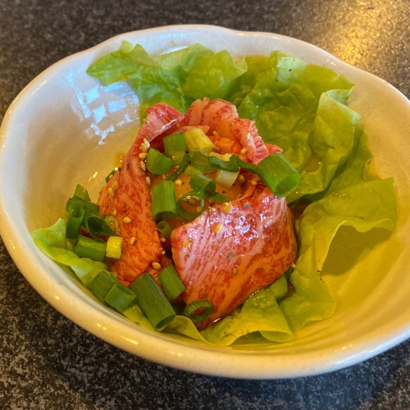 和牛ユッケ(すっきゃねん　もくもく )