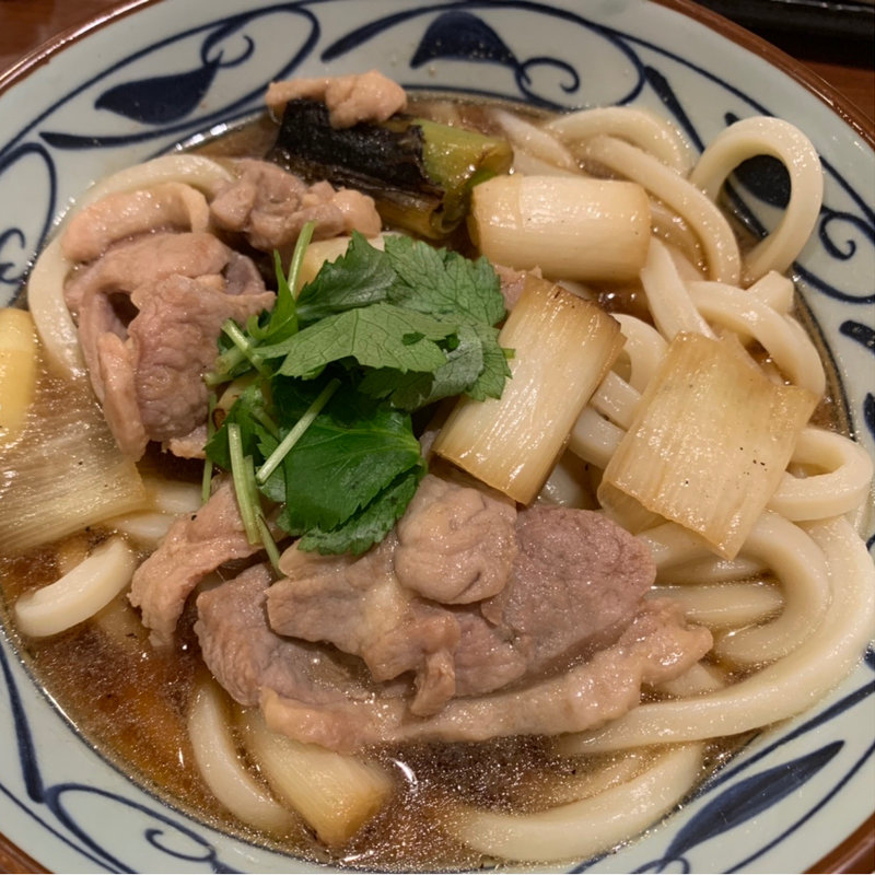 鴨ネギうどん(丸亀製麺一之江)