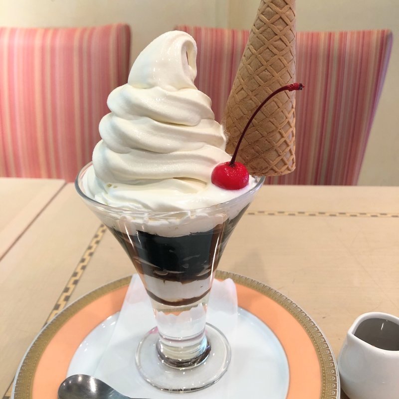 ソフトクリームサンデー コーヒーゼリー(アマンド 六本木店)