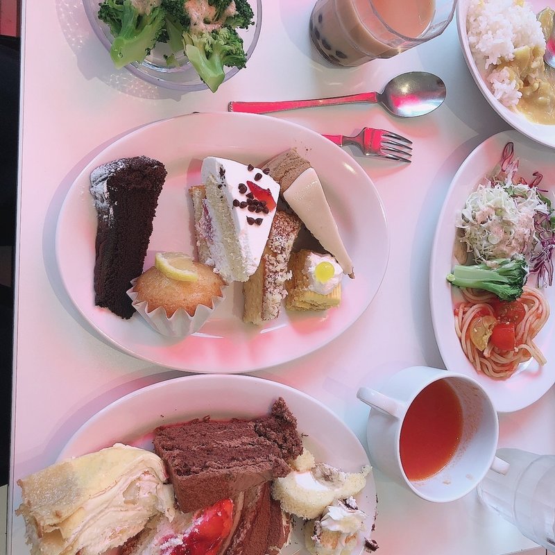 食べ放題(スイーツパラダイス 原宿店)