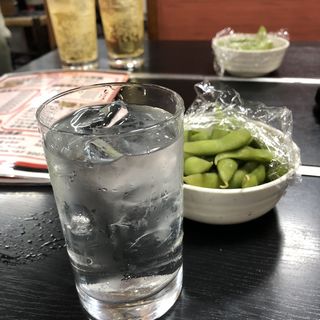 焼酎&枝豆(白頭山 駅前店)