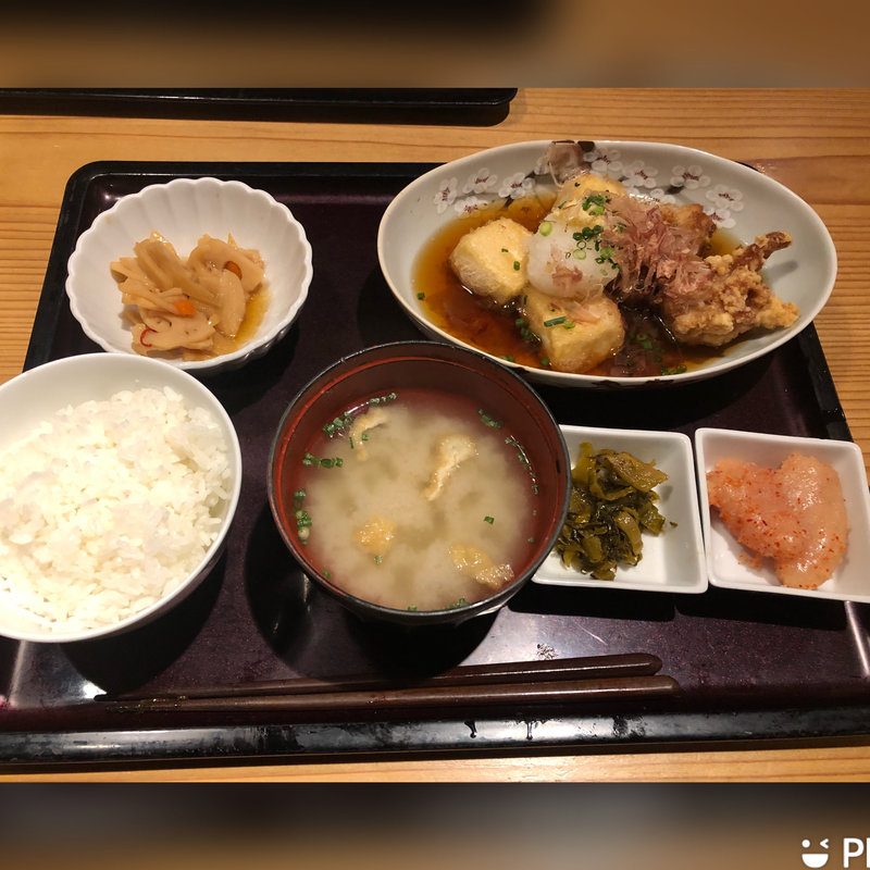本日の定食(博多もつ鍋やまや 御堂筋本町店)
