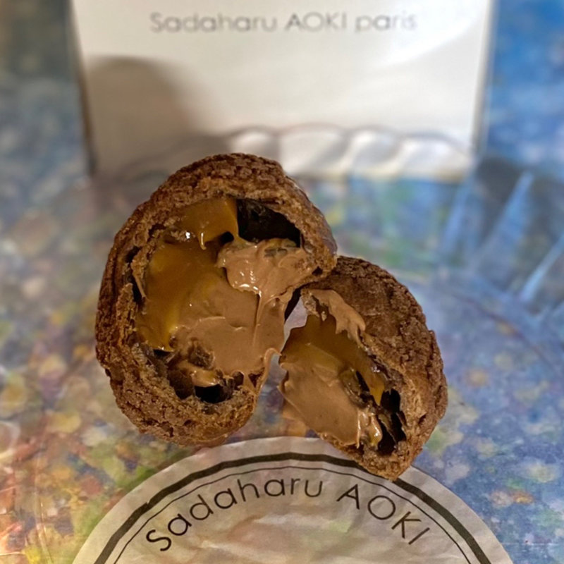 Patisserie Sadaharu AOKI paris /シュー トリュフ キャラメル(サロン・ドゥ・ショコラ東京2021)