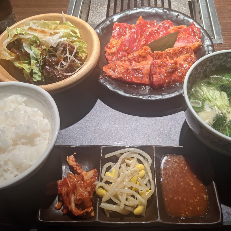 カルビ＆ハラミランチ（150g）(とんちゃん亭　蒲田店)