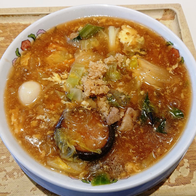 五目あんかけラーメン(餃子の王将 フレスポ八王子みなみ野店)
