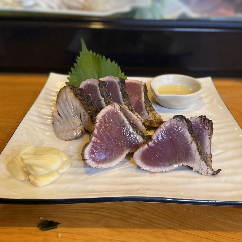 カツオの塩タタキ(土佐 )