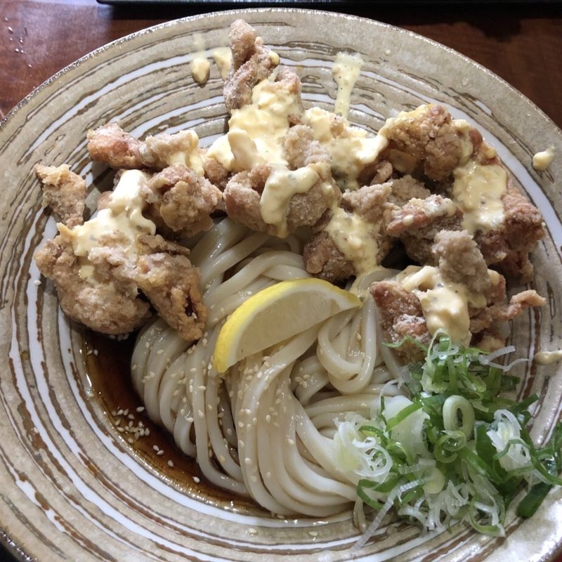 山わさびタルタルぶっかけ(ザンギうどん一久狸小路店)